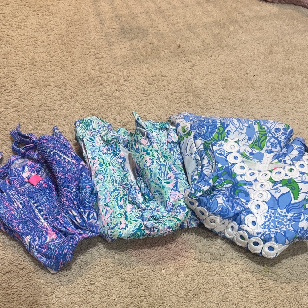 Lilly Pulitzer Kids Dresses in Blue and Pink